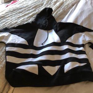 Adidas Logo Hoodie Size M ..NWT